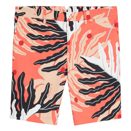 Eloy Print Shorts Paradise Monstera Coral - W23