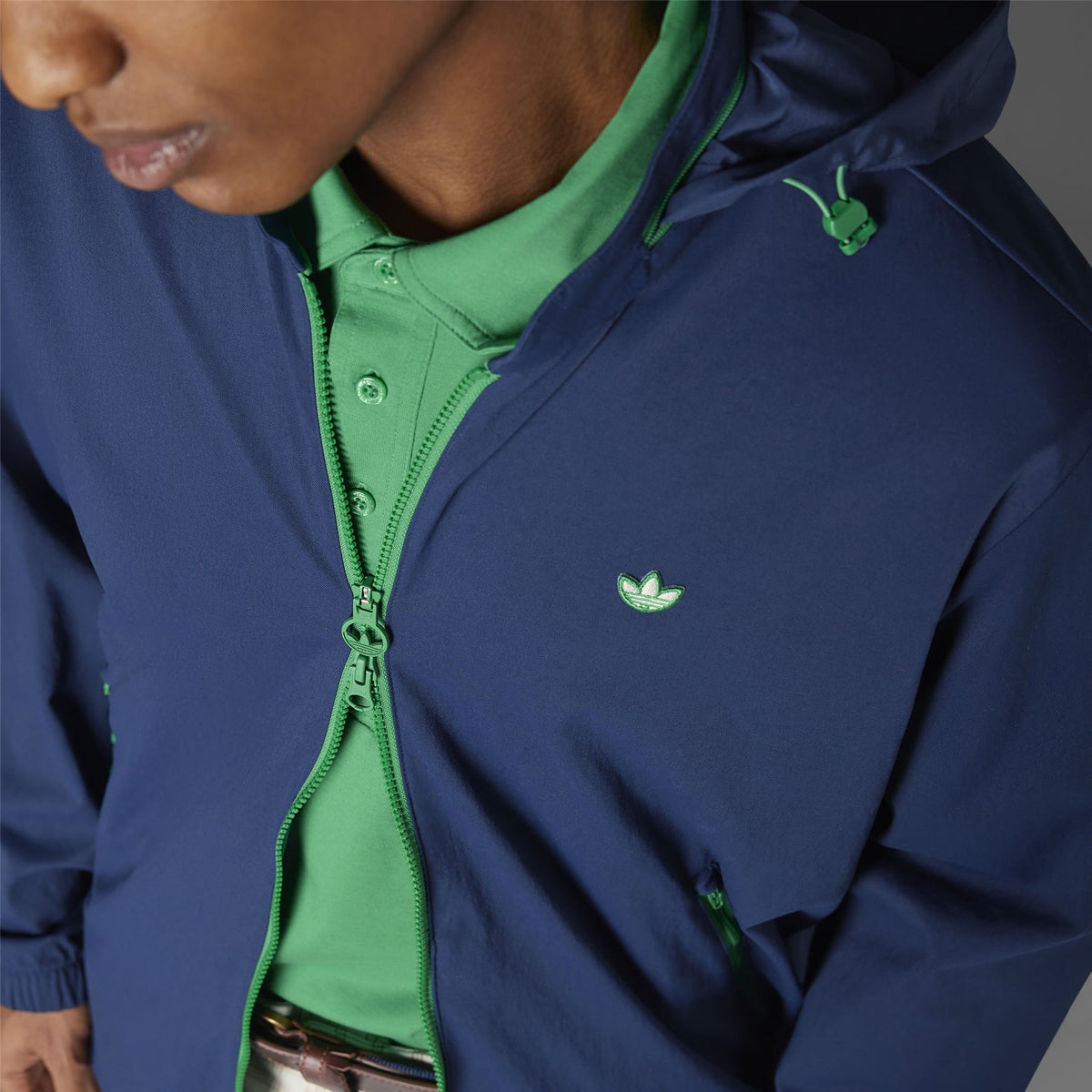 Convertible Hooded Jacket Night Indigo