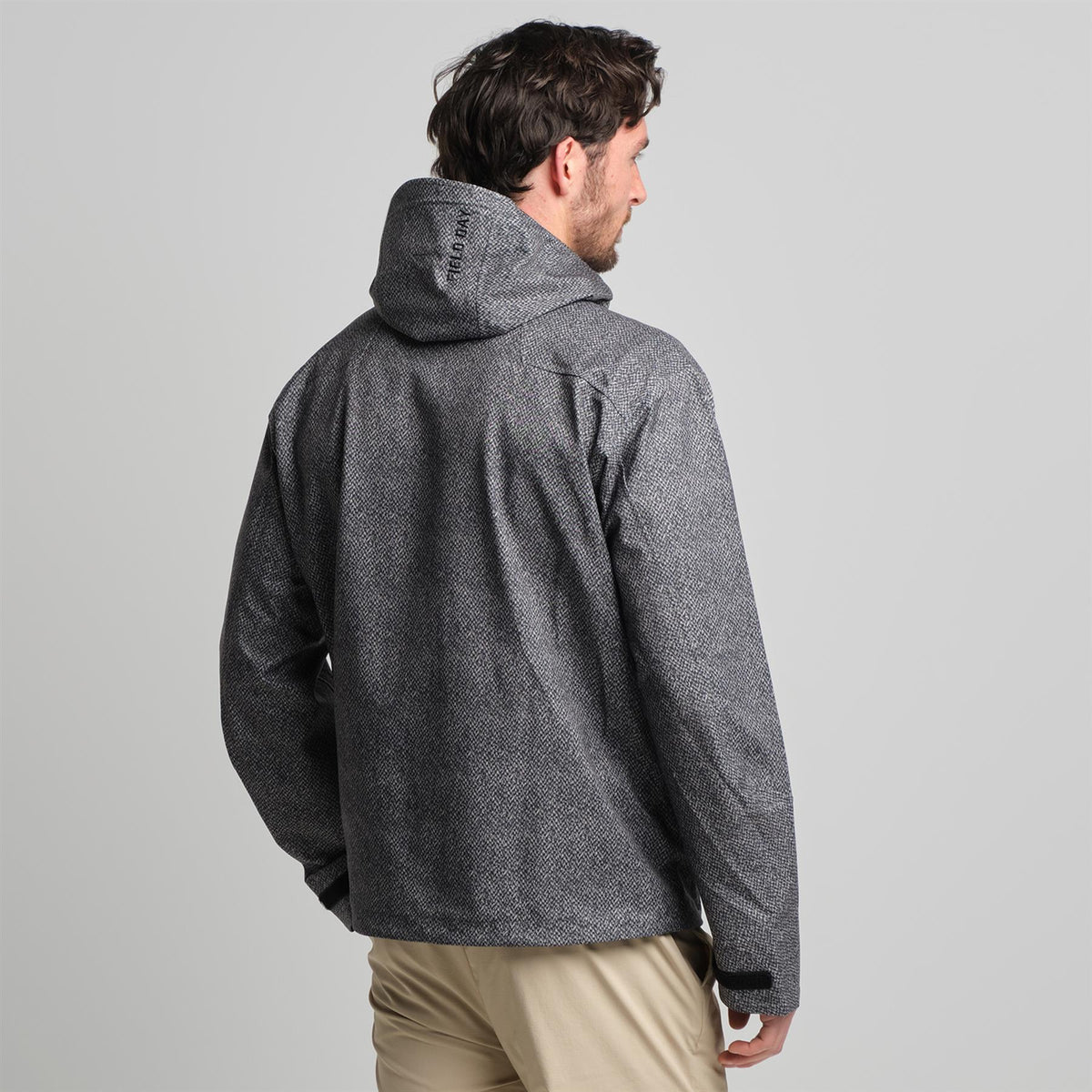 James 3 Layer Jacket Exploded Grey Donegal
