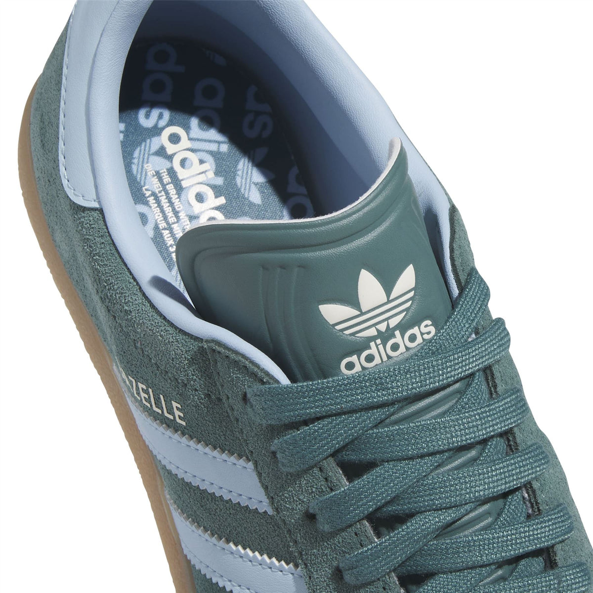 Womens Gazelle Spikeless Golf Shoes Preloved Teal/Clear Sky/Gum