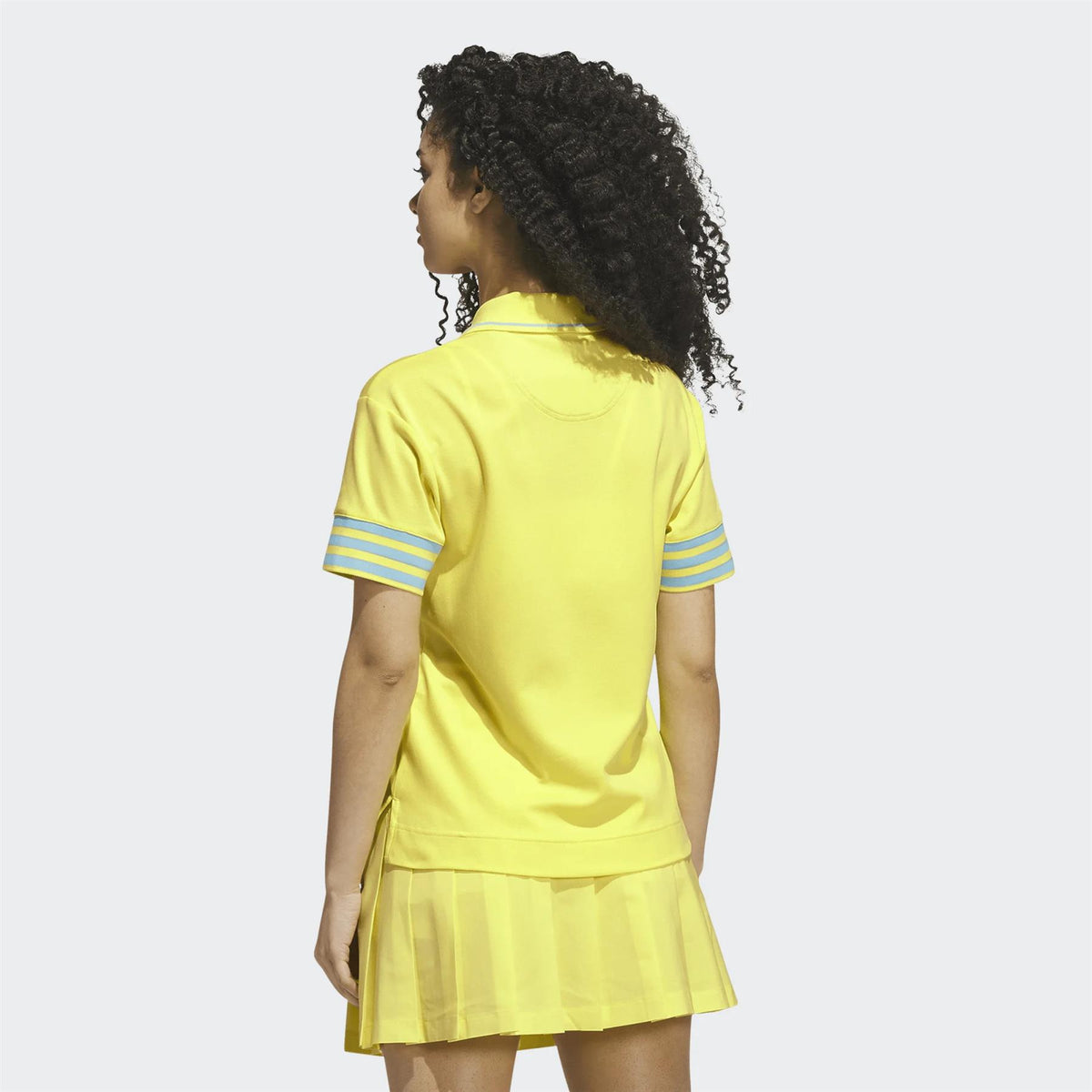 Womens Originals 3-Stripe Polo Pure Lemon