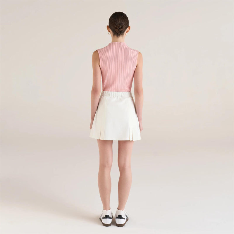 Womens Ace Sleeveless Mockneck II Dusty Rose
