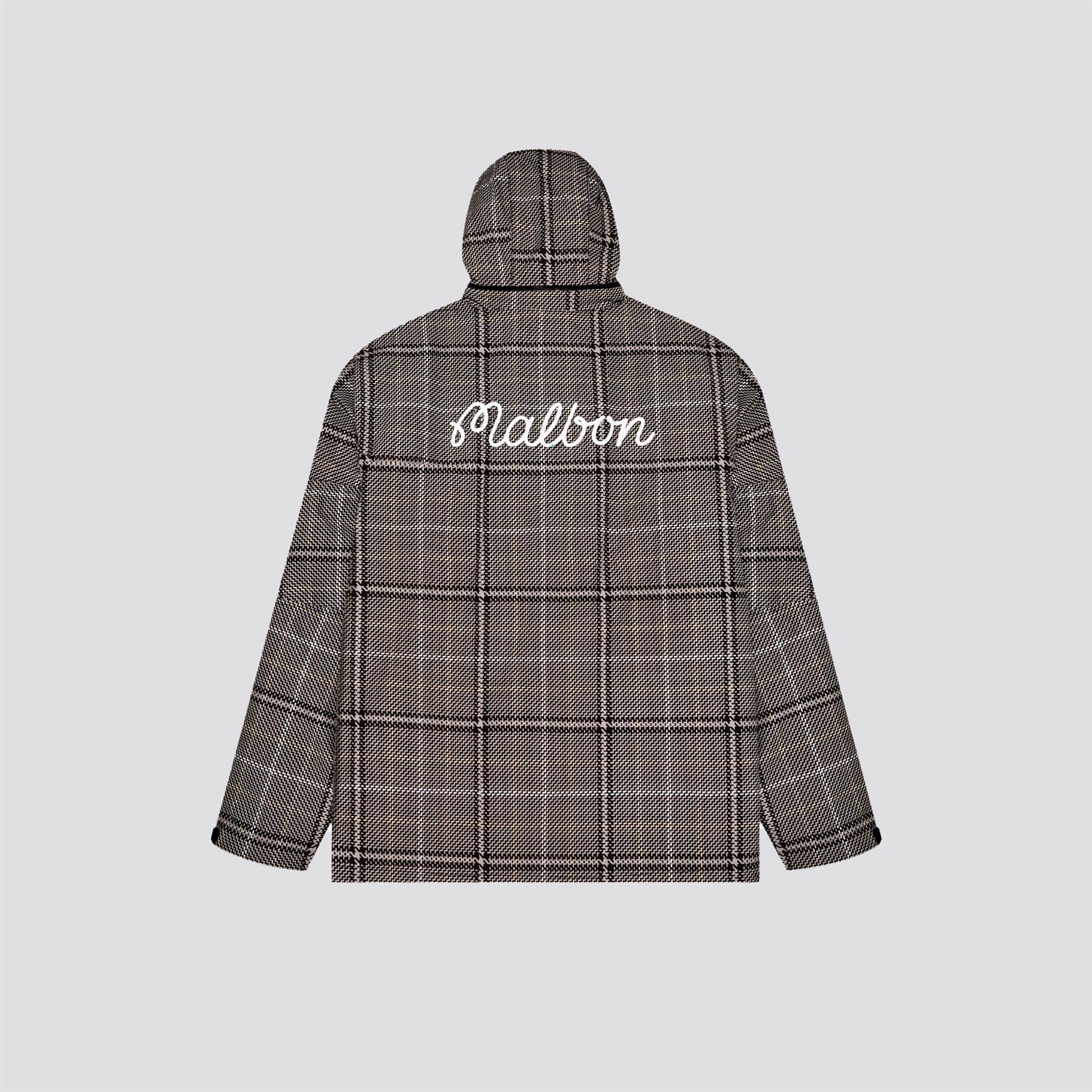 Malbon Jackson Rain Jacket Grey Multi | TRENDYGOLF USA