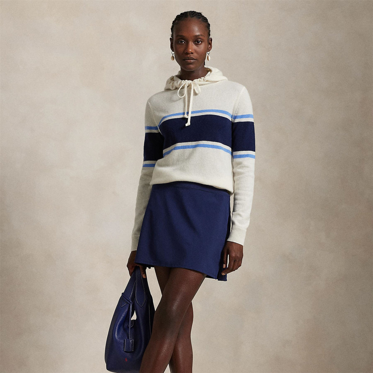 Womens RLX 15-Inch Aim Stretch Skirt Refined Navy