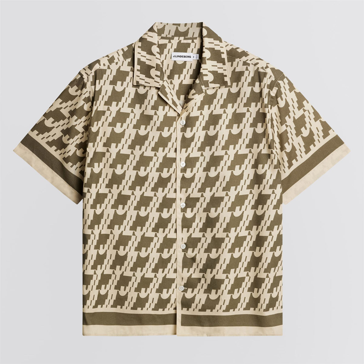 Ellis Border Resort Shirt JL Glitch Kalamata