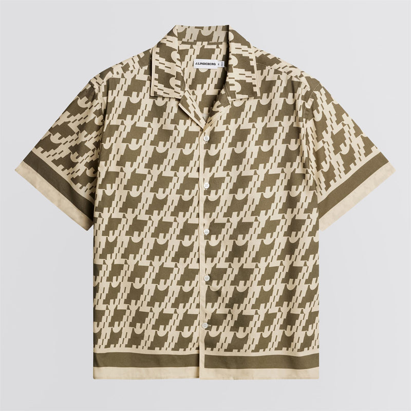 Ellis Border Resort Shirt JL Glitch Kalamata