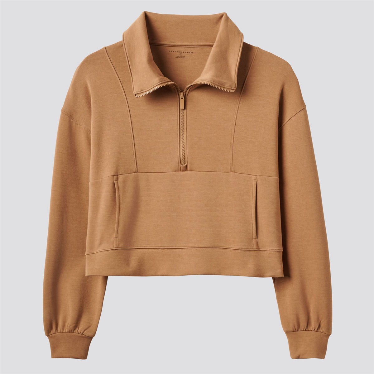 Womens Skyloft Soft 1/2 Zip Chestnut