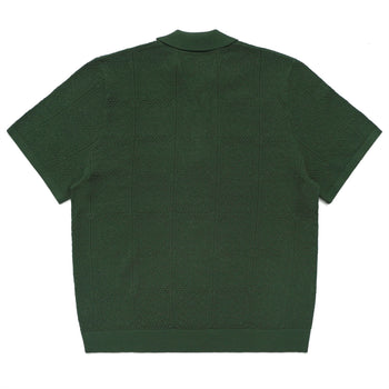 Malbon Golf Resort Crochet Polo Green | TRENDYGOLFUSA.COM