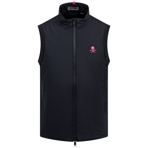 The Maverick Hybrid Stretch Logo Vest Onyx - SS25