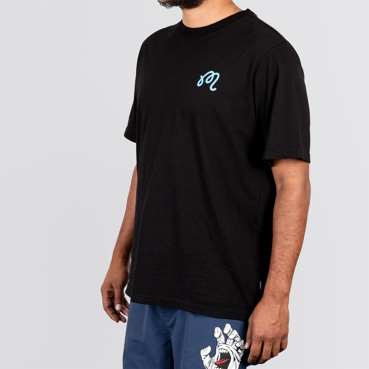 x Santa Cruz Bermuda Screaming Hand Tee Black