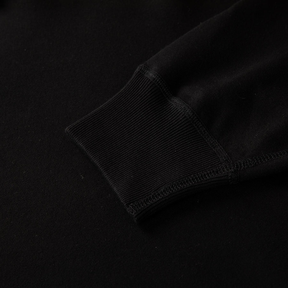 Midweight Terry Standard Hoodie Black