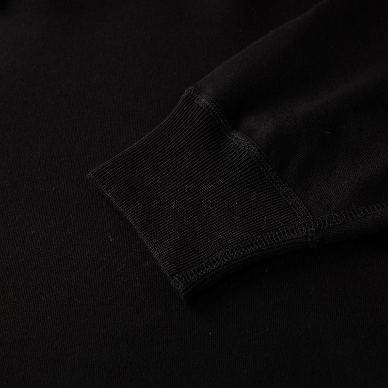 Midweight Terry Standard Hoodie Black