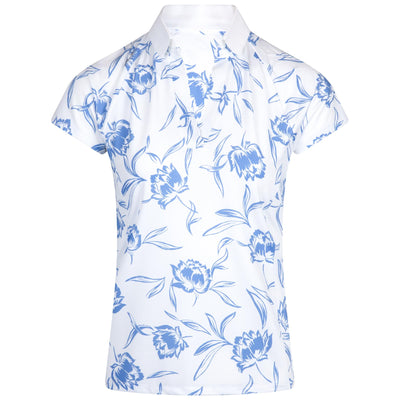Womens Performance Polo Shirt-Summer Floral - SS24