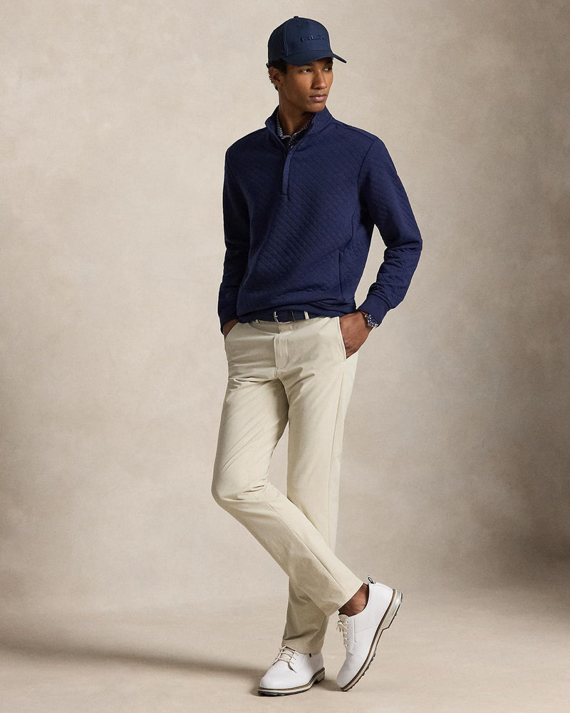 RLX Quilted Double Knit Half Zip Pullover