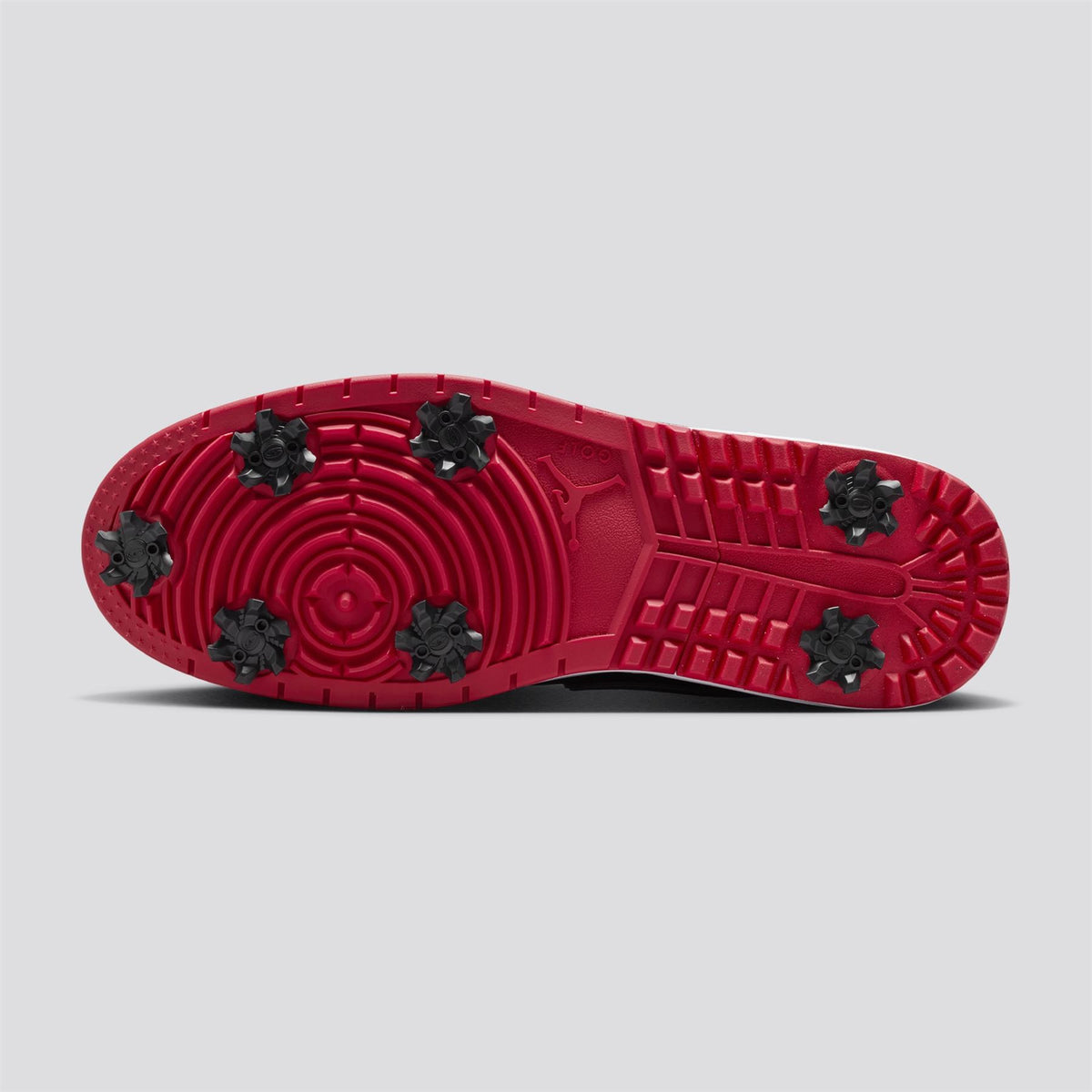 Air Jordan 1 Low G Spiked Golf Shoes Black/Varsity Red/White