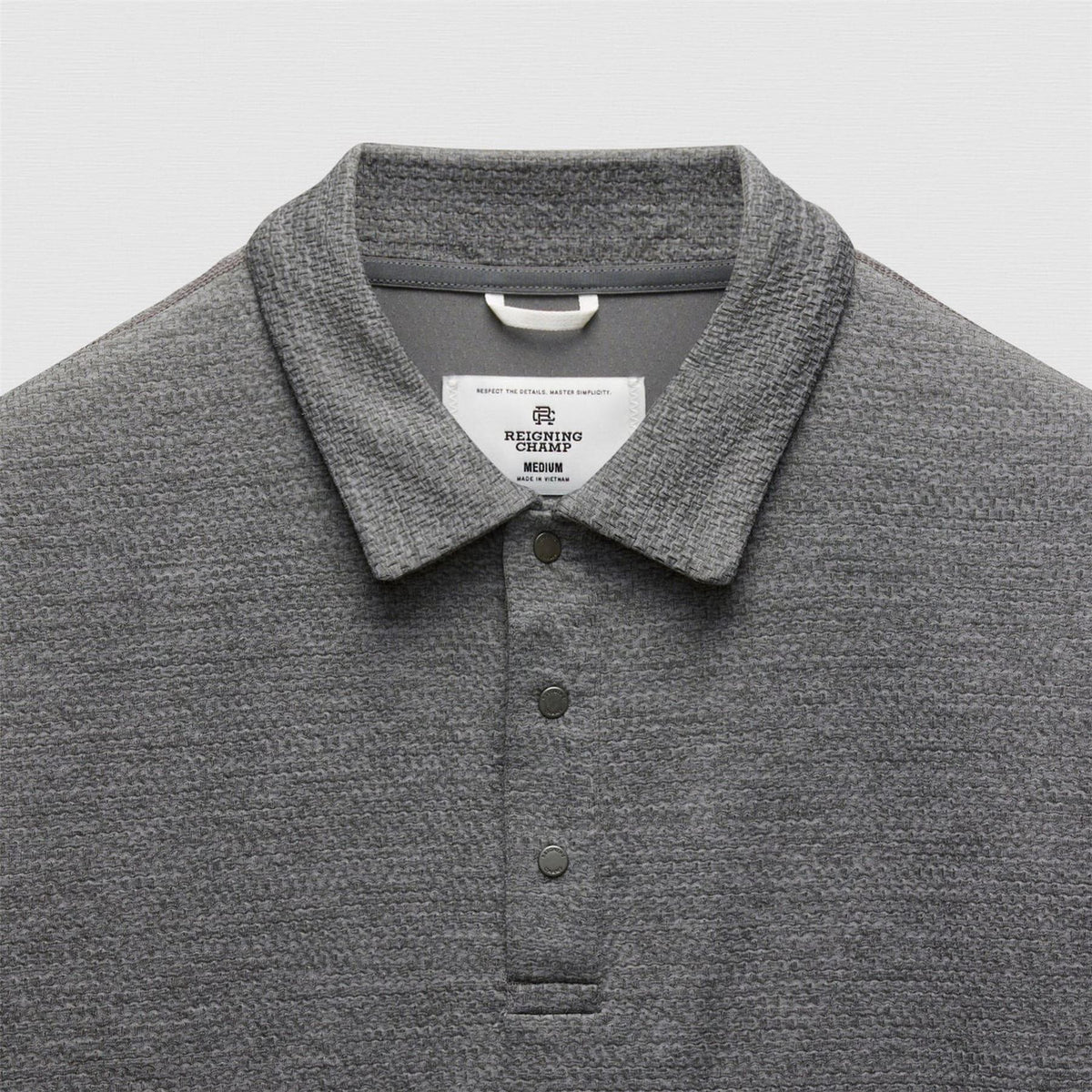 Solotex Mesh Tiebreak Polo Carbon