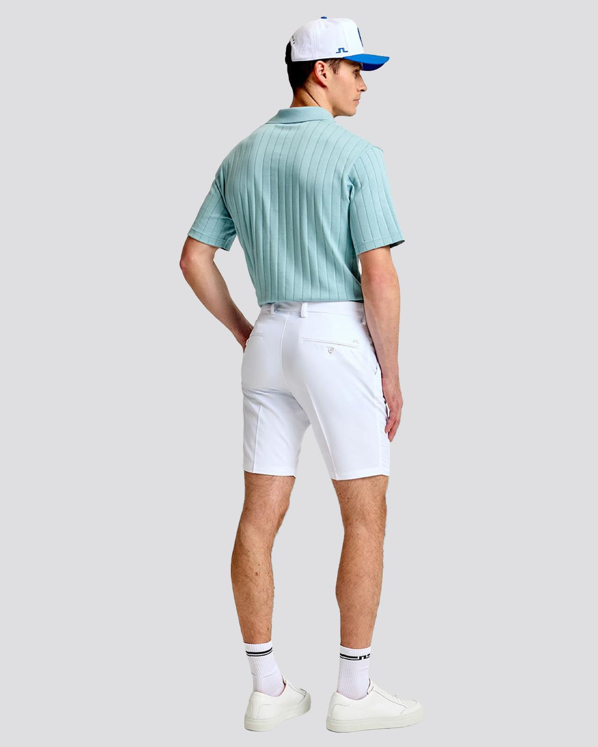 Mitch Light Polo Stretch Short White