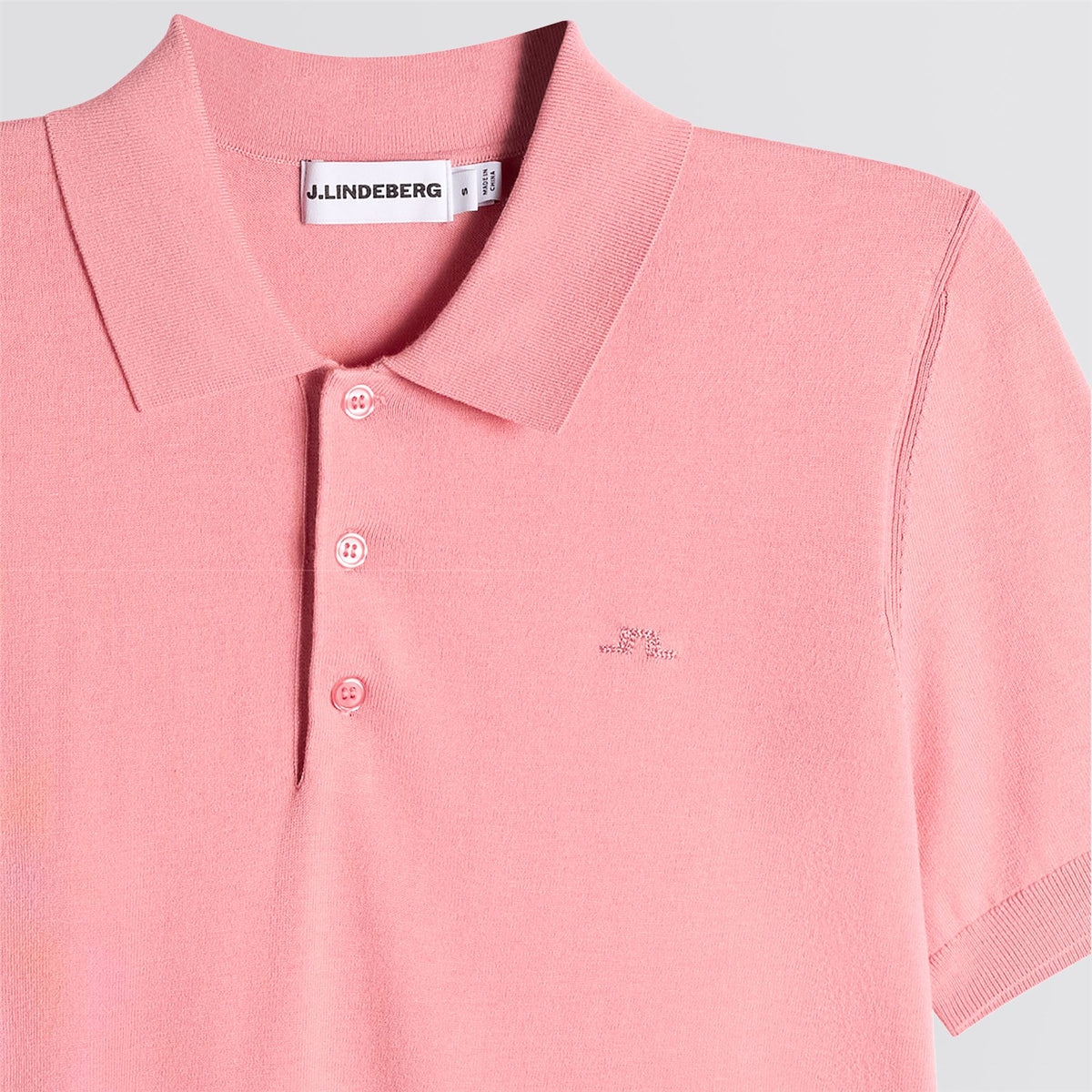 Womens Blake Knit Polo Flamingo Plume