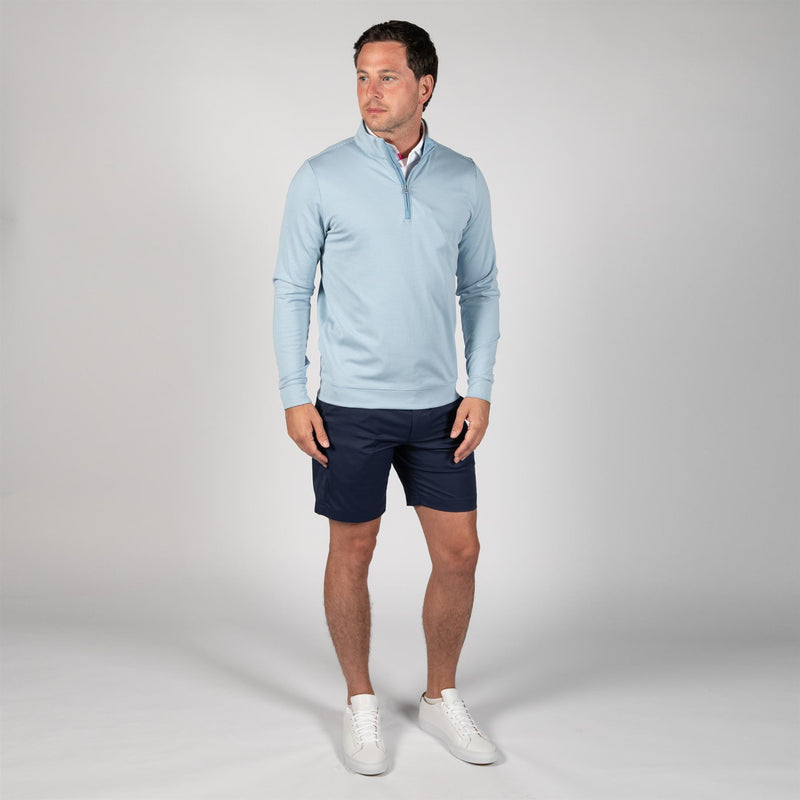 The Sherwood Pullover Mid Layer Bedford/White