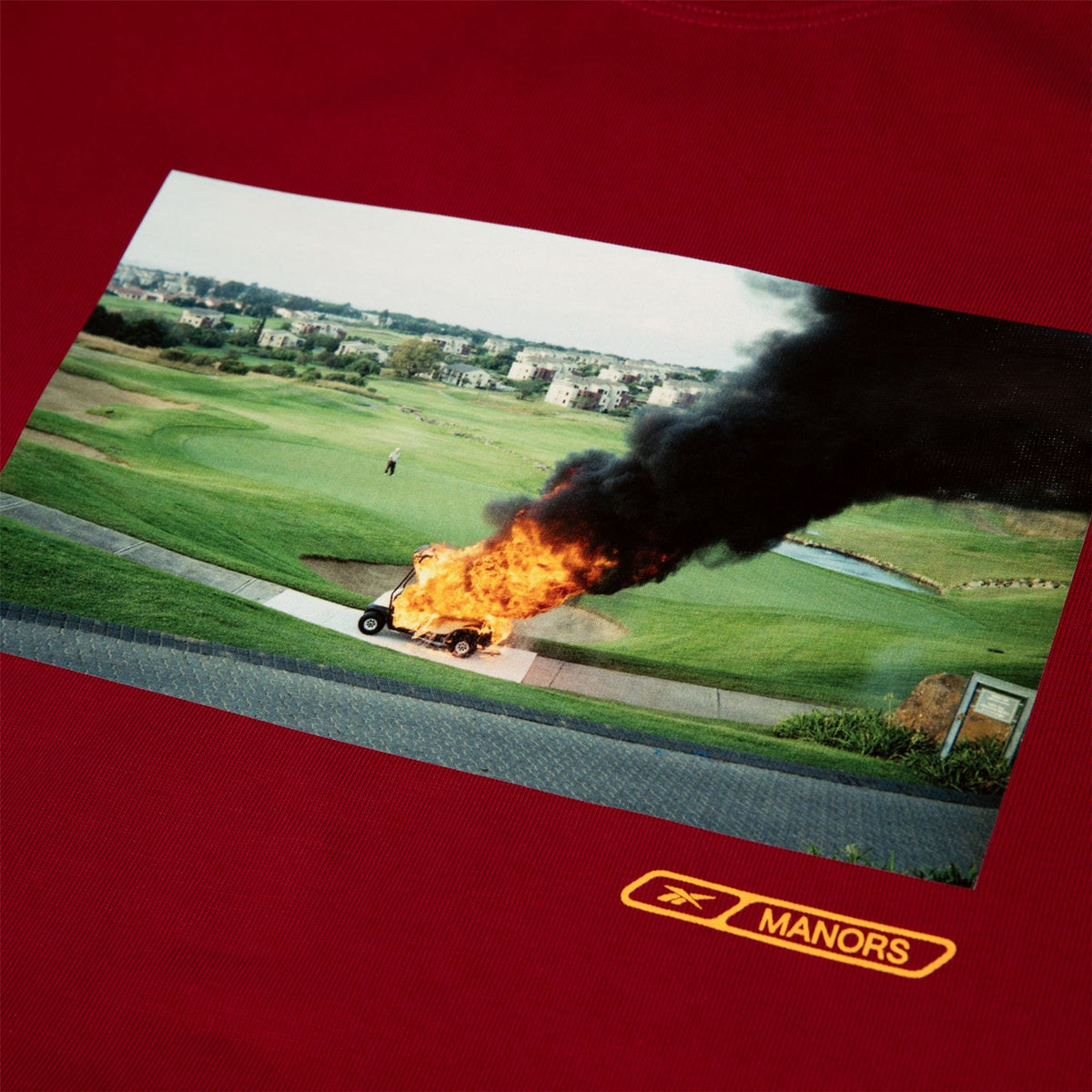 x Reebok I'll Walk Tee Burgundy