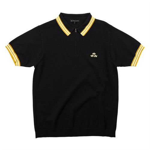 Birdies & Beats Quarter Zip Polo Black - 2024