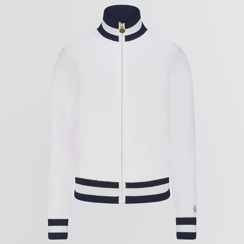 Womens Anne Cardigan White/Legacy Navy