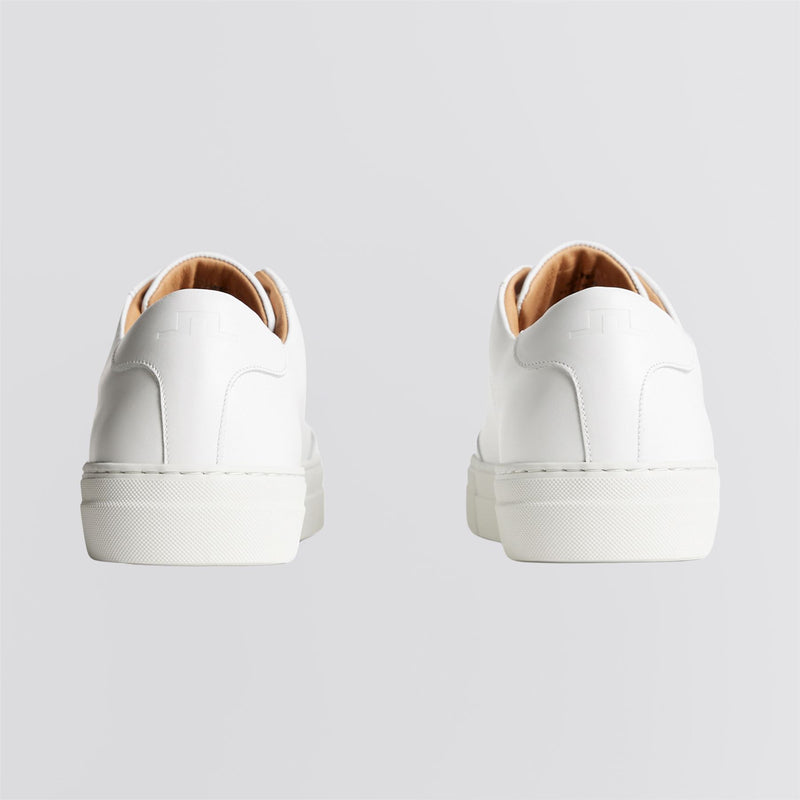Art Signature Leather Sneakers White