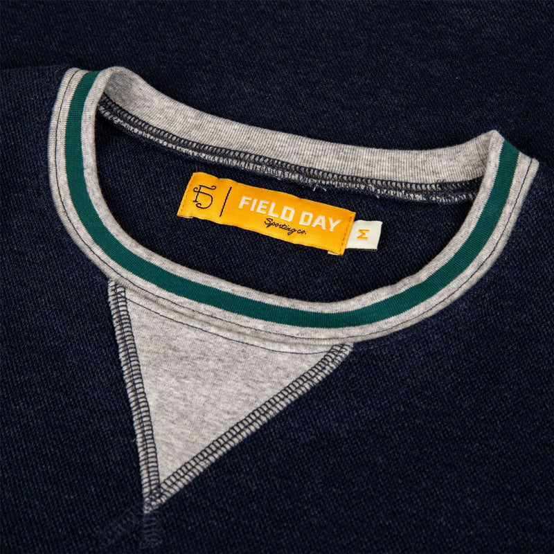 Marshall Crewneck Sweater Navy Heather