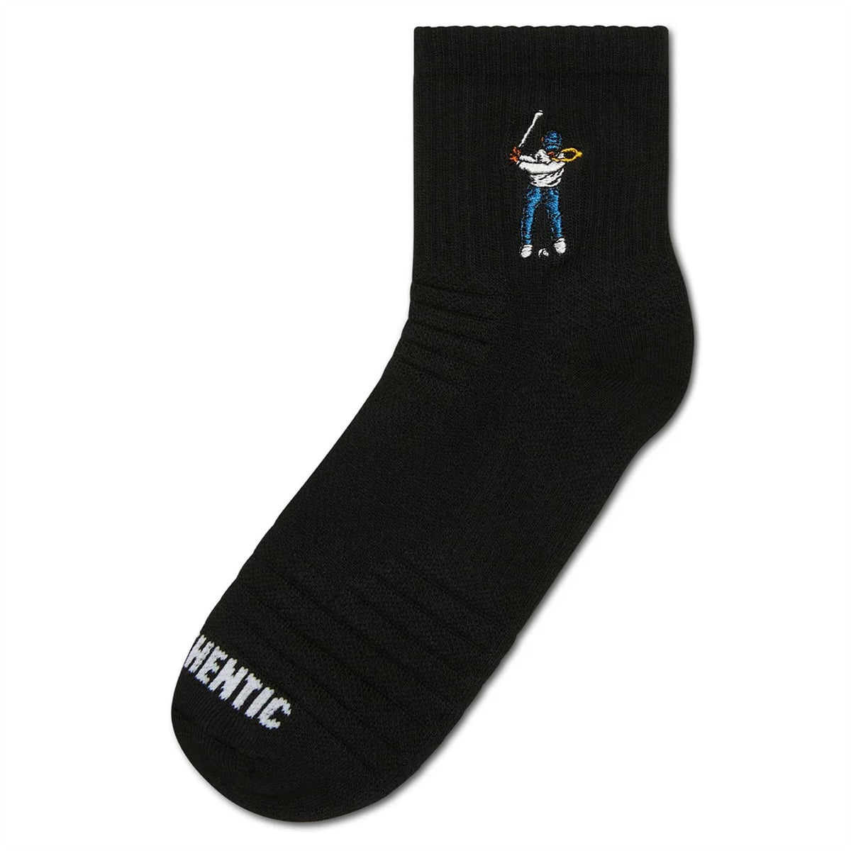 Ankle Height Logo Socks Black