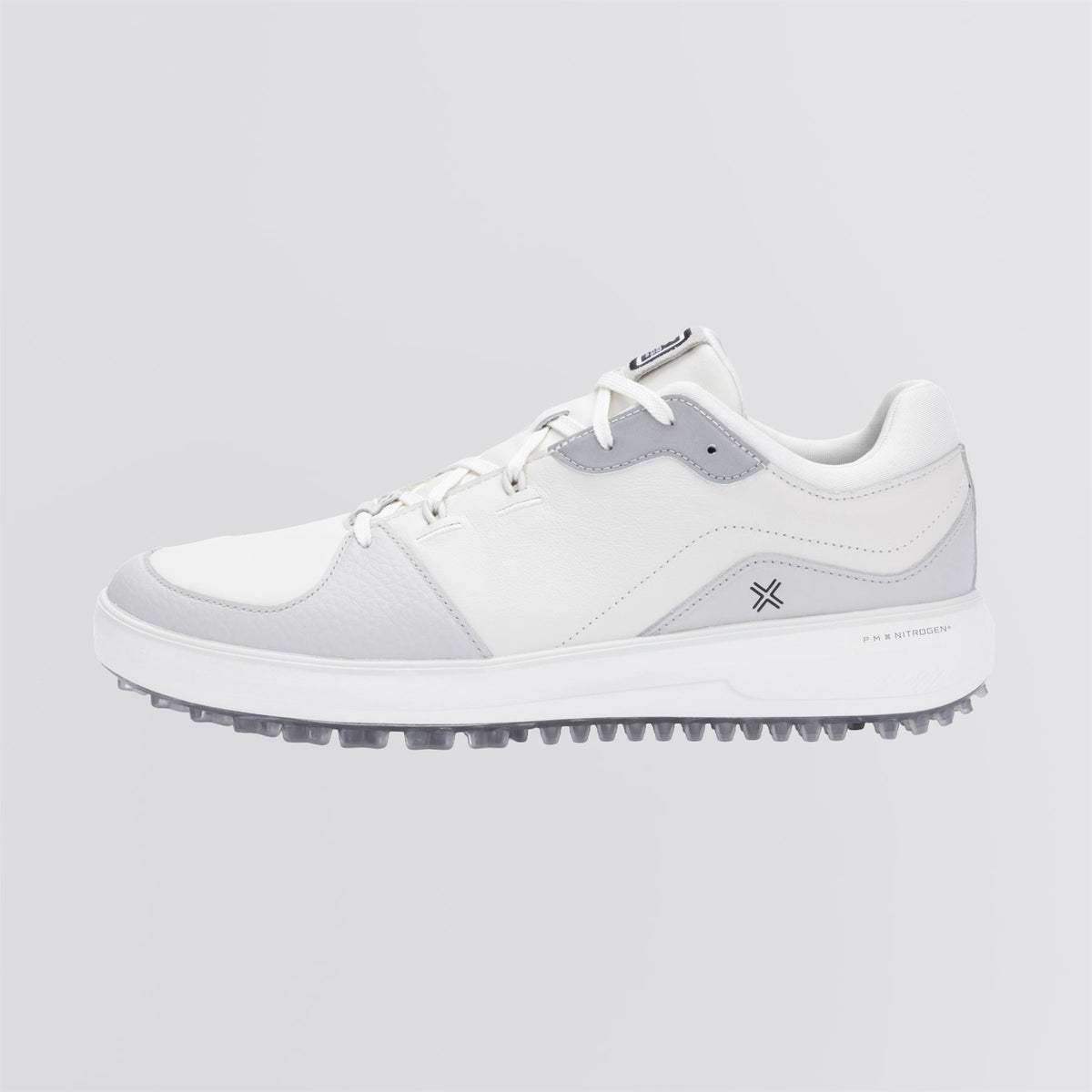 X Sport Classic LE Spikeless Golf Shoes White/Black/Metallic Silver
