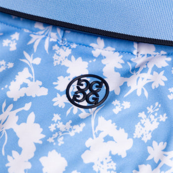 Blossom Rib Collar Polo Cielo