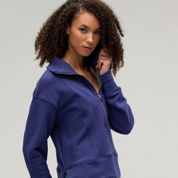 Zero Restriction Regan Zip Mock Pullover Storm | TRENDYGOLF USA