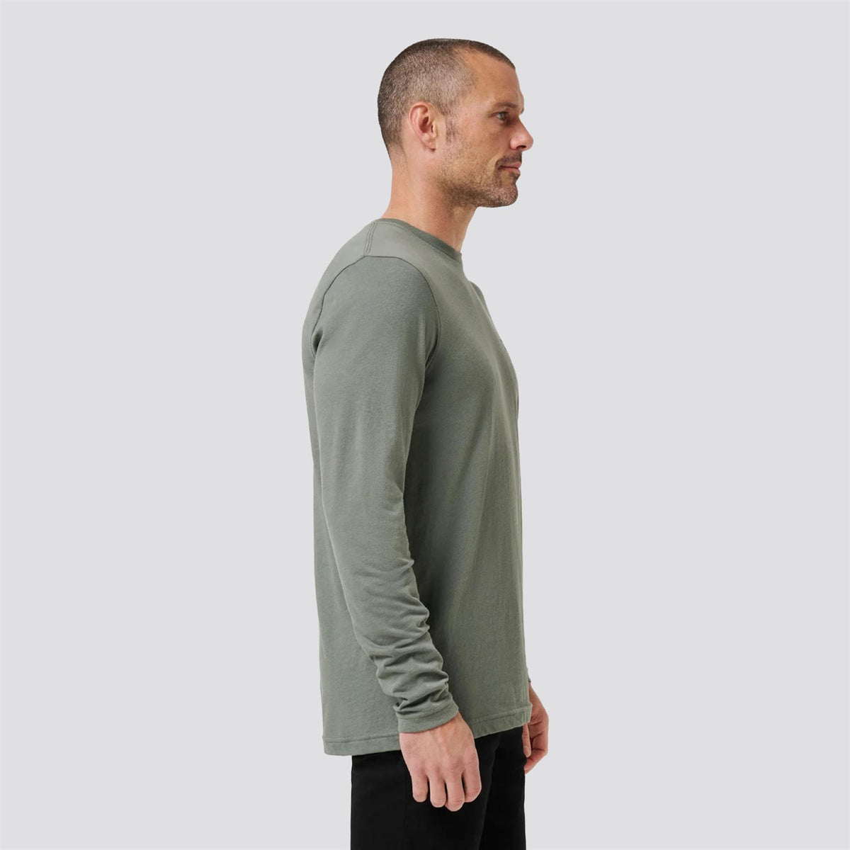 Big Bay LS Tee Dark Olive