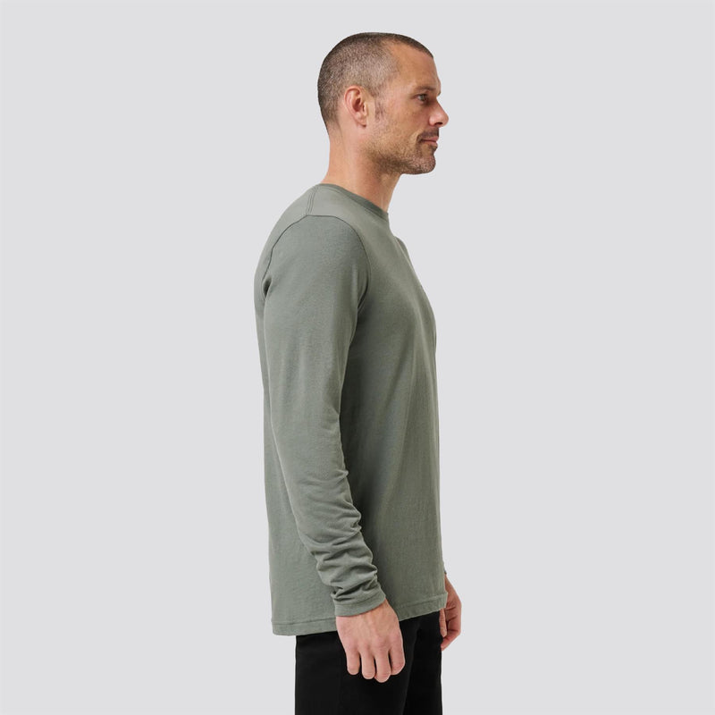 Big Bay LS Tee Dark Olive