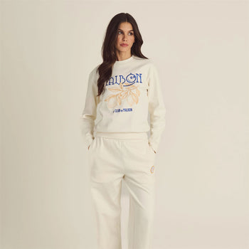 新品未使用 CLUBHAUS × MALBON Crewneck Sweat Centre X Malbon Golf Evergreen Crewneck Sweatshirt (Evergreen)