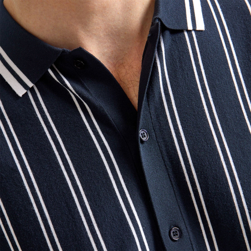 Rue Knit Shirt JL Navy