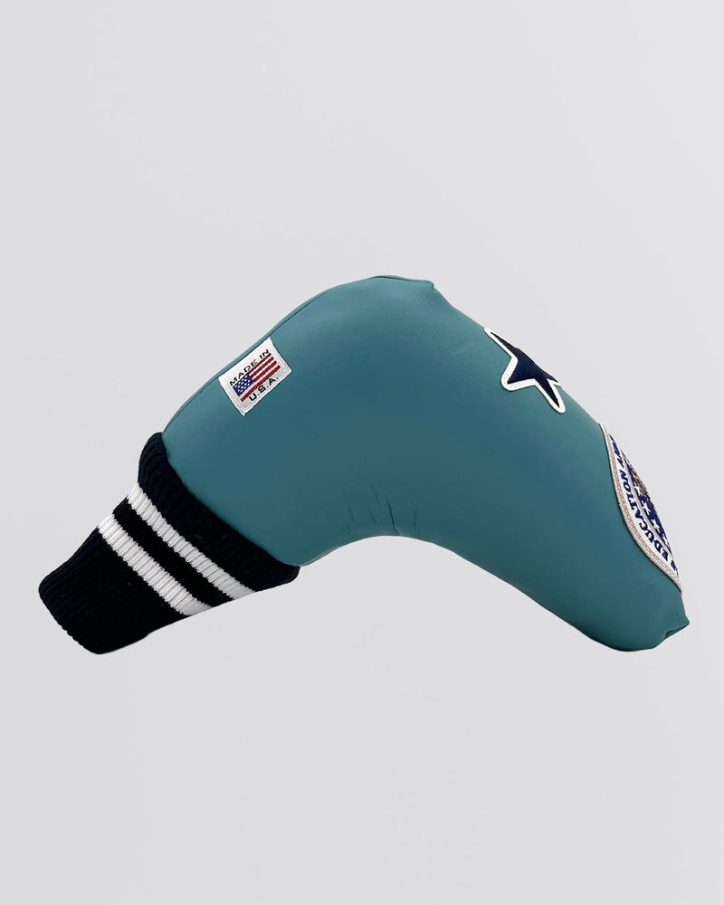 Riviera U-Leather Blade Putter Cover Oceanside Blue