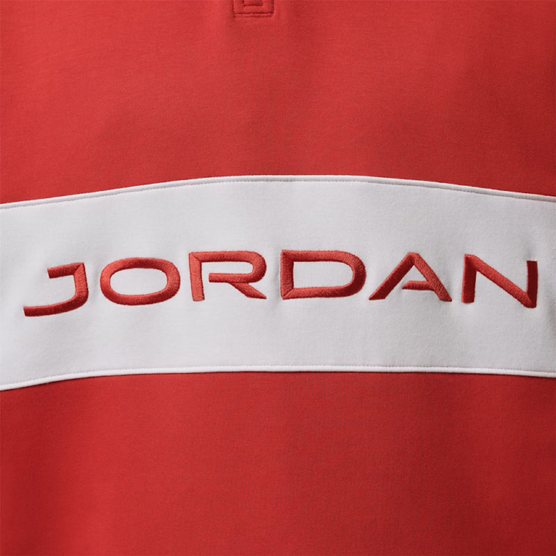 Jordan Dri-FIT Half Zip Mid Layer Mystic Red/Sail