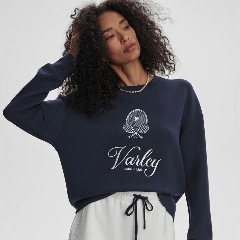 Womens Rasco Namesake Sweat Navy/White