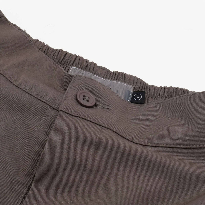 Calculus Baggy Slack Pleated Shorts Grey