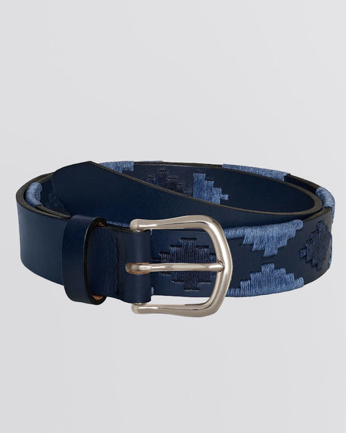 The Barker Belt Navy/Slate