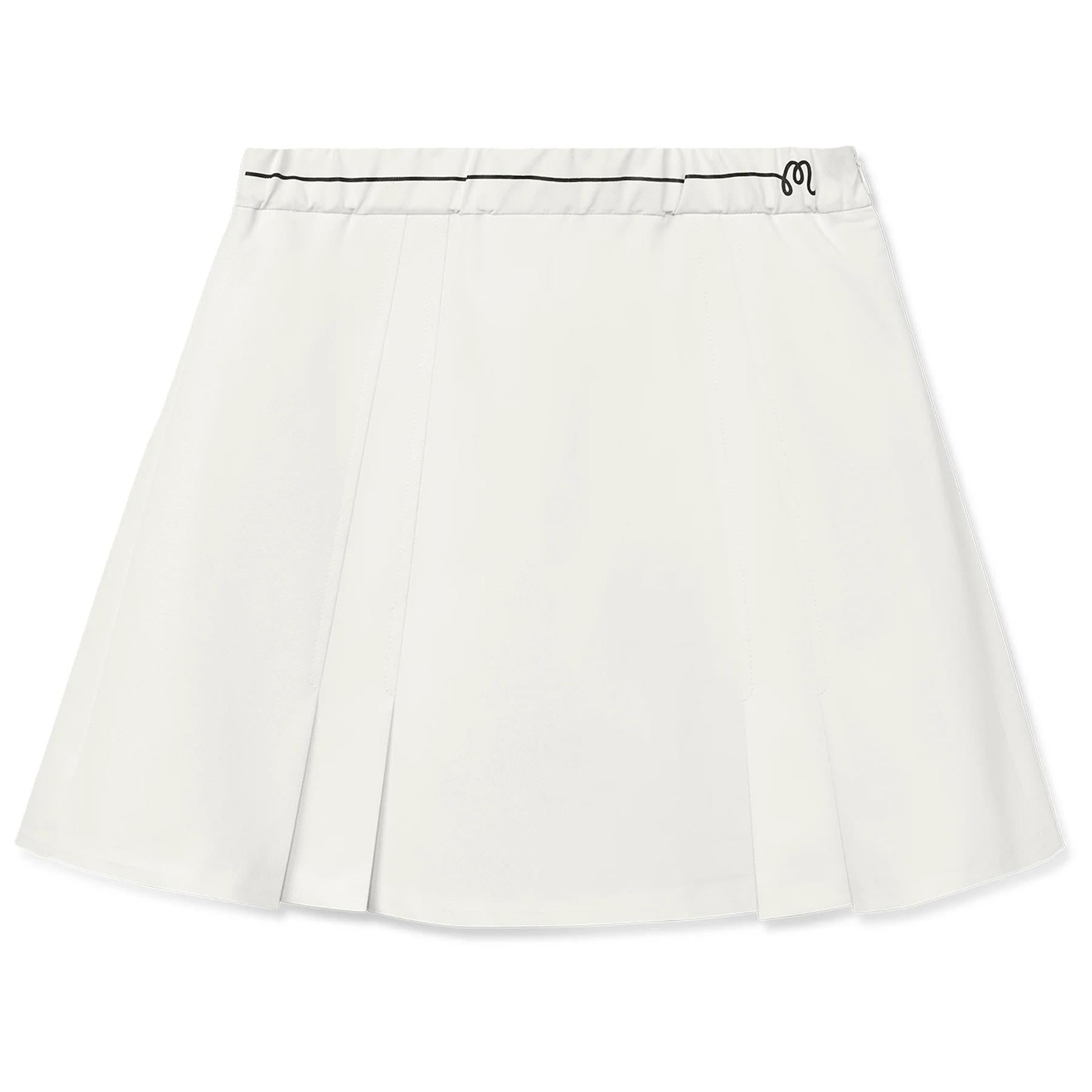 ◆Malbon Golf◆ Wrap Skirt Look Shorts WHITE WOMAN Malbon Golf Frida Skirt Snow White | TRENDYGOLFUSA.COM