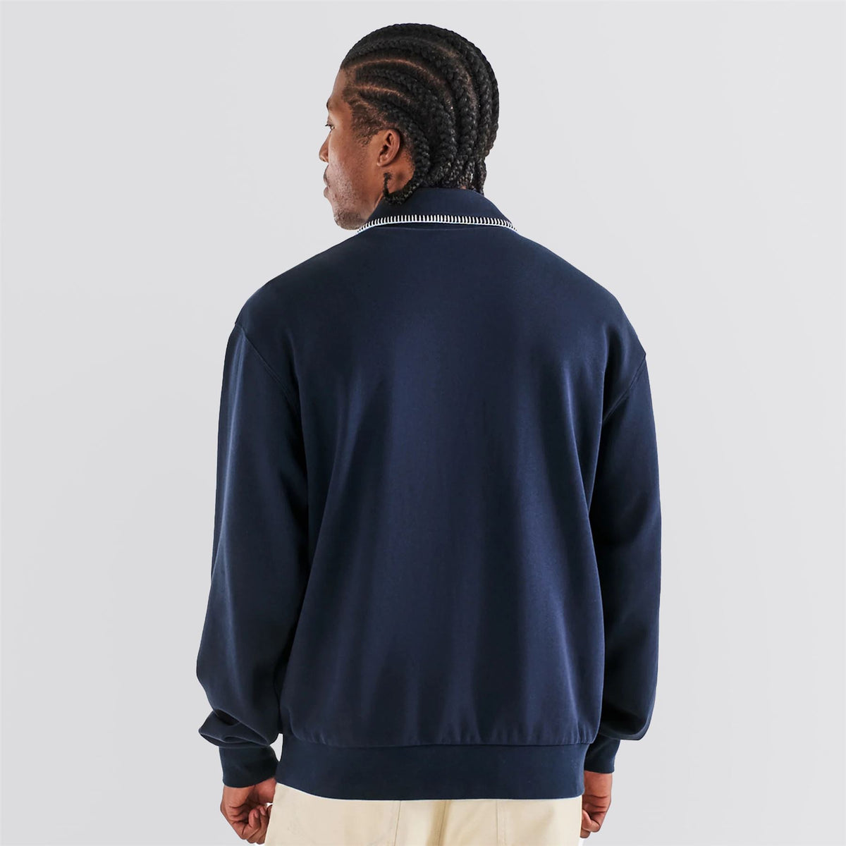 Maxwell Full Zip Sweater Navy