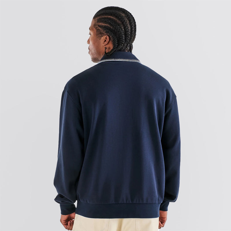 Maxwell Full Zip Sweater Navy