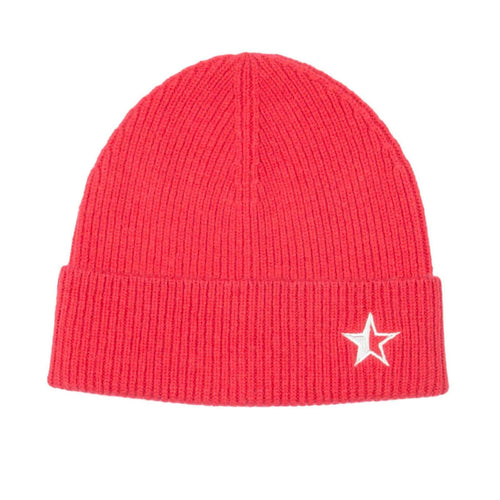Luxe Star Beanie Red