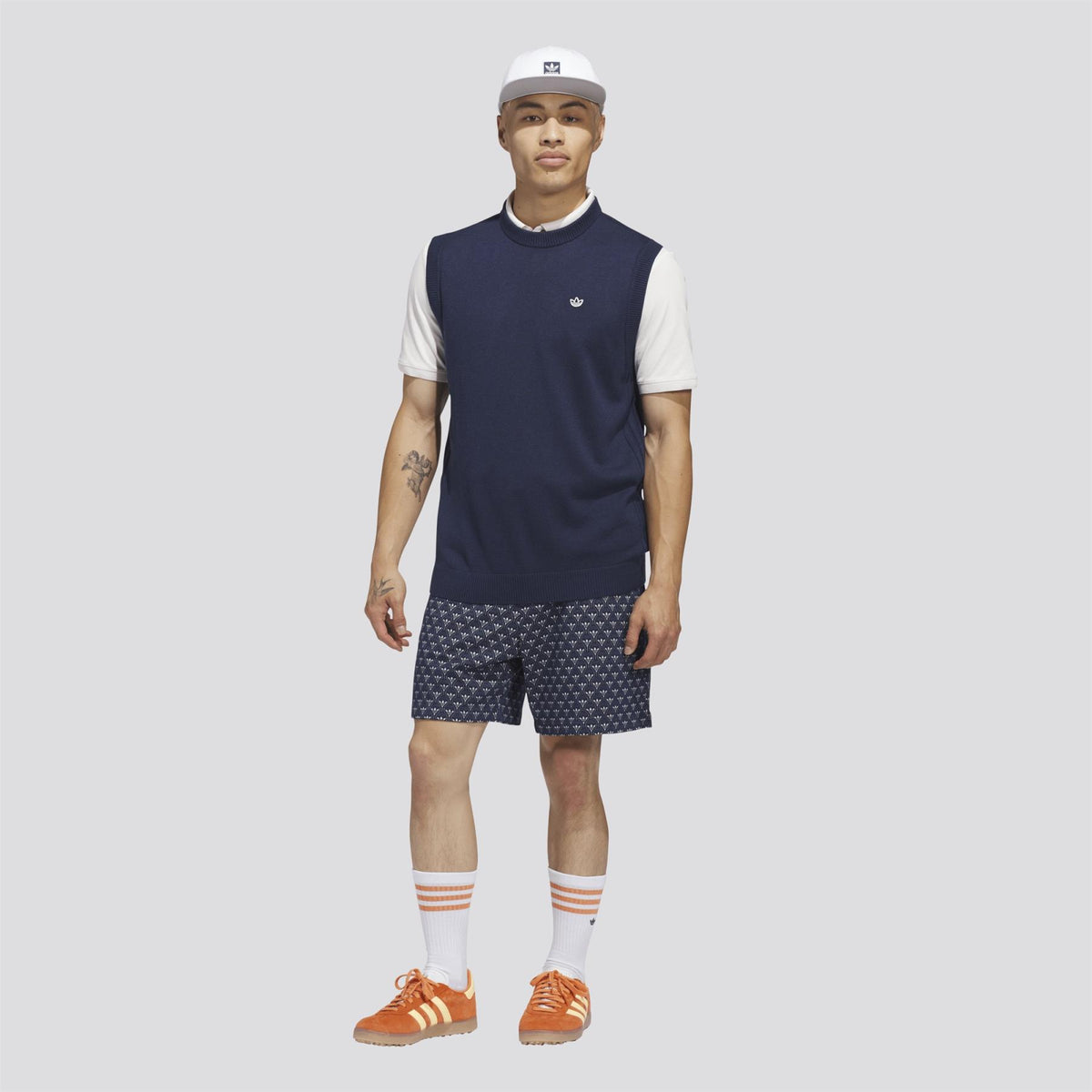 Originals All Over Shorts Night Indigo/Chalk White