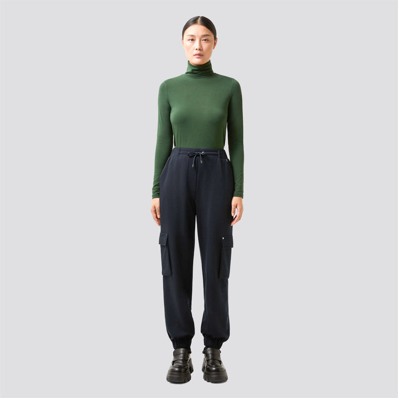 Womens Marou Cargo Joggers Black