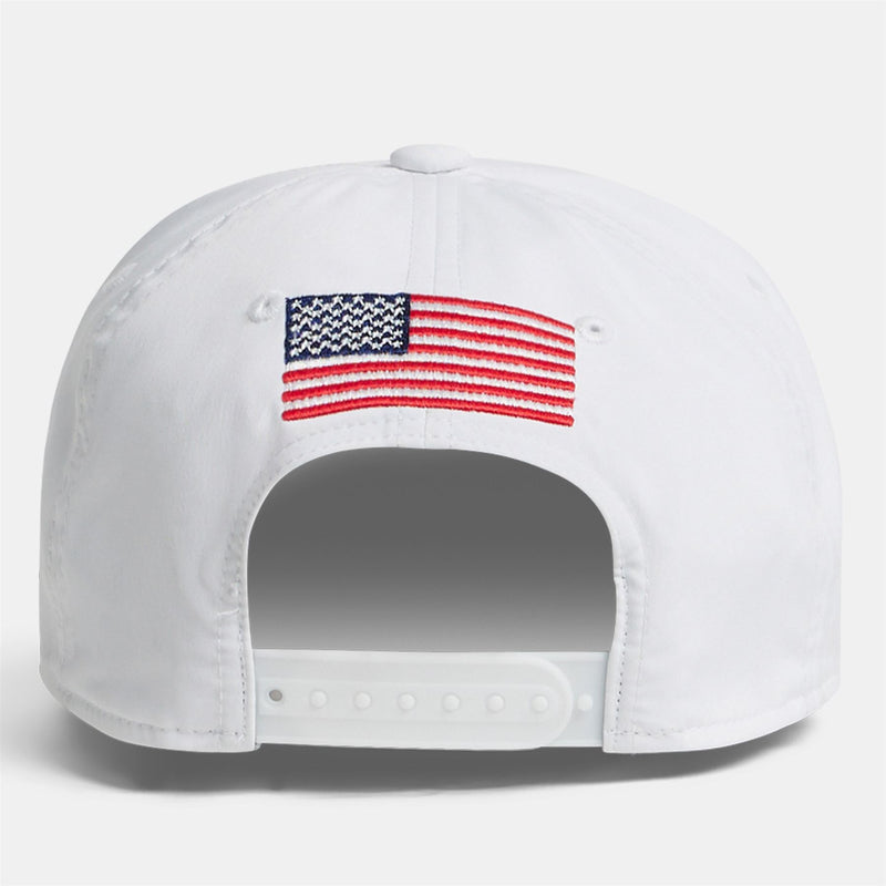 Womens Hearther Snapback Cap White