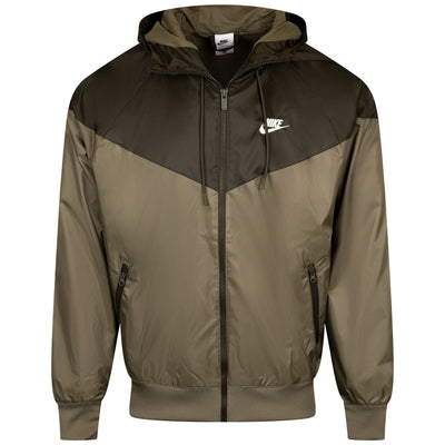 Hooded Windrunner Jacket Medium Olive/Sequoia/Sail