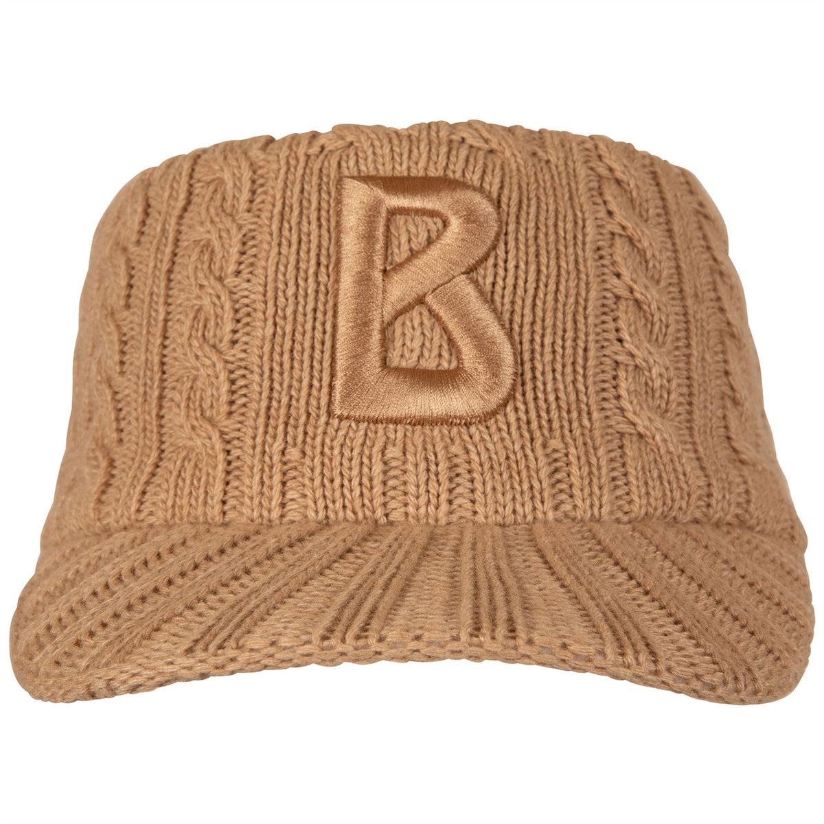 Womens Tessa-1 Knitted Visor Dark Sand